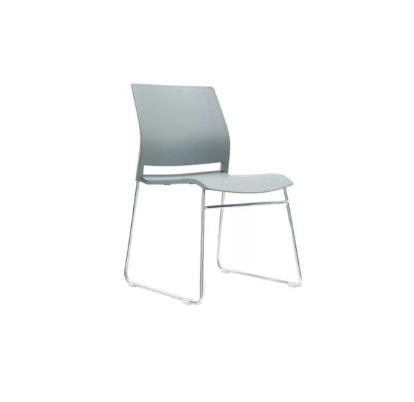 verse multipurpose stacking chair in grey